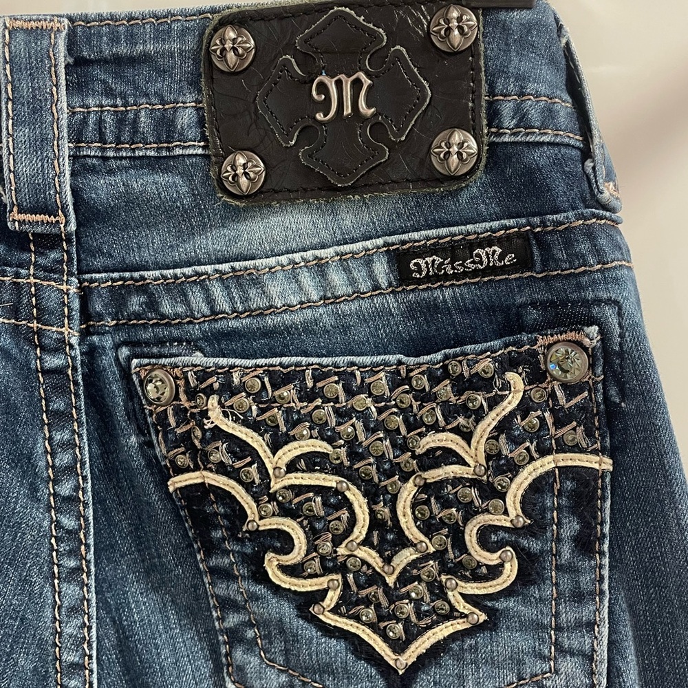 Y2K embellished Miss Me jeans